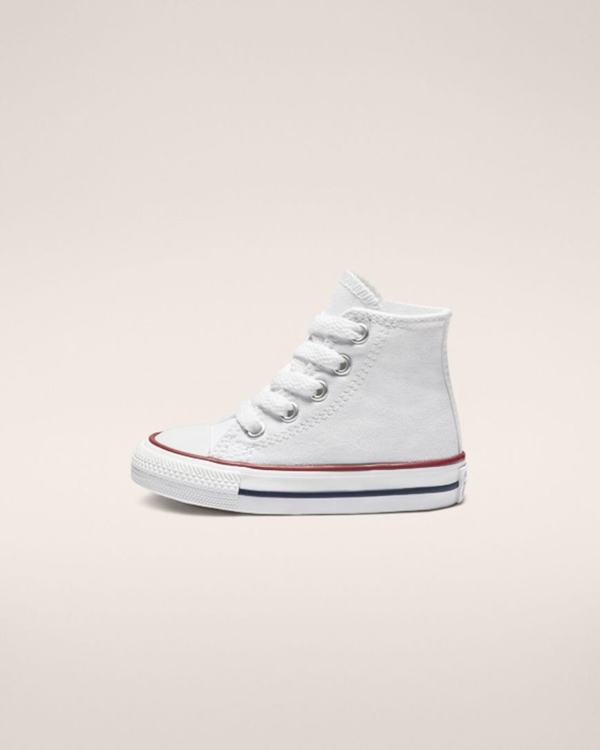 Chlapecké Boty Vysoké Converse Chuck Taylor All Star Classic Bílé | CZ MTXF61